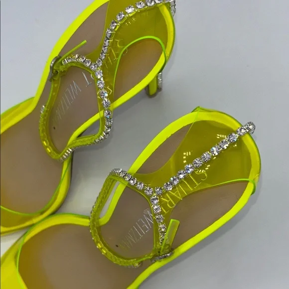 STUART WEITZMAN ネオンハイヒール イエロー STUART WEITZMAN ネオン